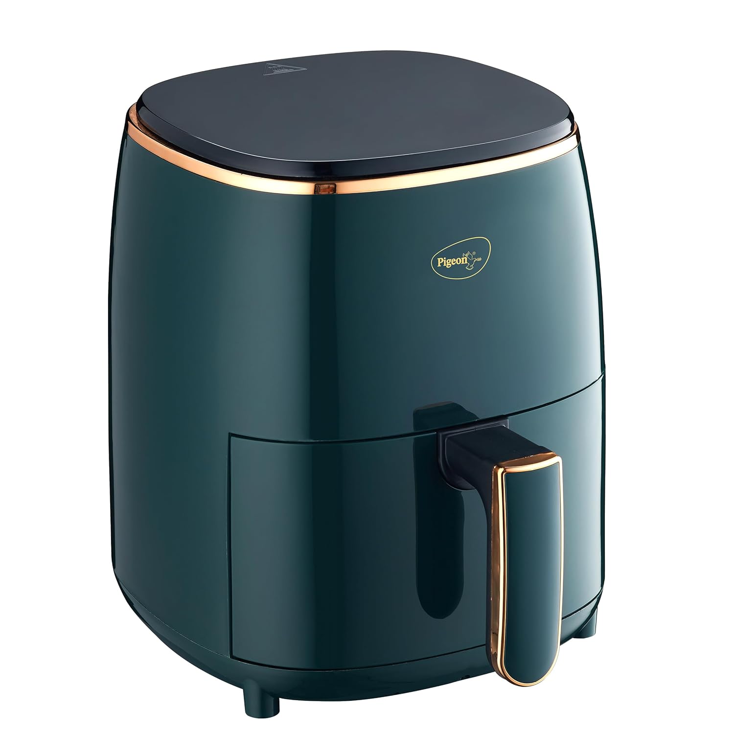 Pigeon Healthifry Digital Air Fryer, 360? High Speed Air Circulation Technology 1200 W with Non-Stick 4.2 L Basket - Green