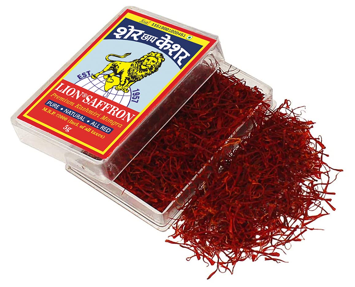 10 Gm BRAND SAFFRON Grade A Kashmiri Mongra Saffron/Kesar for Pregnant Women, Biryani, Beauty, Cooking and Sweets