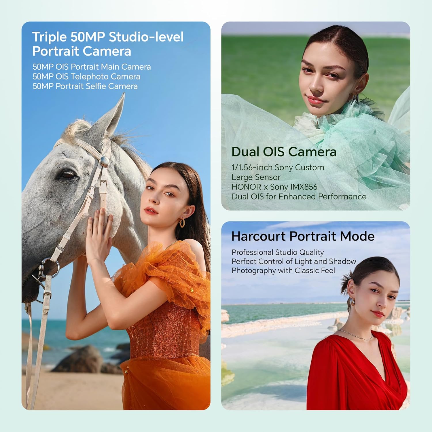 HONOR 200 5G (8GB?, Moonlight White) ? 50MP??? Triple Camera with Dual OIS | 50MP Selfie | Quad-Curved AMOLED Display | AI-Powered MagicOS 9.0 | Without Charger - View 2